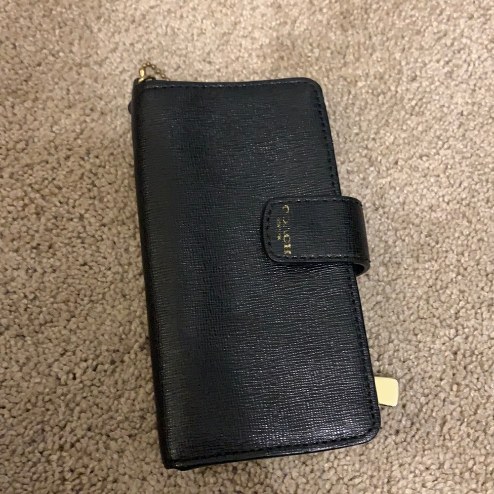 Small leather coach wallet